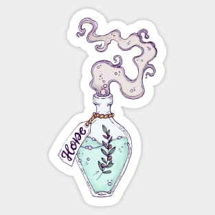 Hope Potion Bottle Sticker